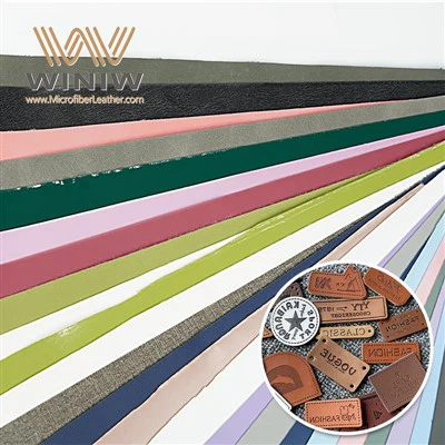 Vedenkestävä PU-synteettinen nahkakangas tarroihin